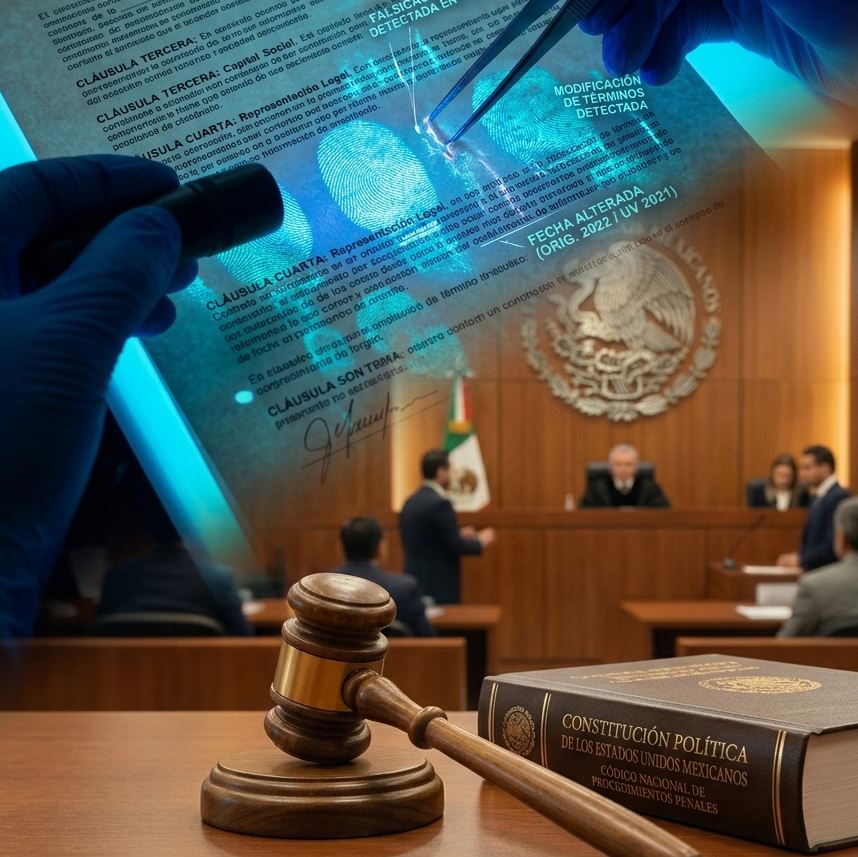 Servidor público entregando documentos de renuncia en una oficina gubernamental, ilustrando la salida informal del servicio público en México